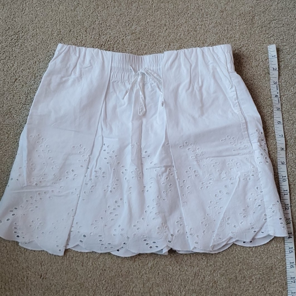 NWOT White Zara Skirt